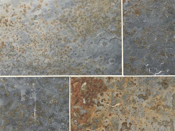 Grote foto natuursteen tuintegels oxide slate wildverband tuin en terras tegels en terrasdelen