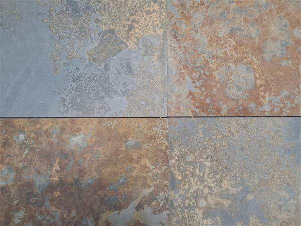 Grote foto natuursteen tuintegels oxide slate wildverband tuin en terras tegels en terrasdelen