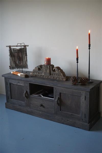 Grote foto landelijk tv meubel dressoir l160 cm x h60 cm huis en inrichting woningdecoratie