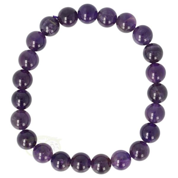 Grote foto amethist armband 8 mm donker paars verzamelen overige verzamelingen