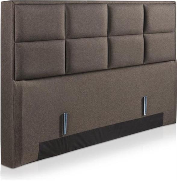 Grote foto hoofdbord kristy 160x110 cm wit pu skin leder huis en inrichting bedden