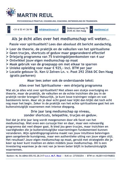 Grote foto alles wat cht over het... paranormaal spirituele opleidingen