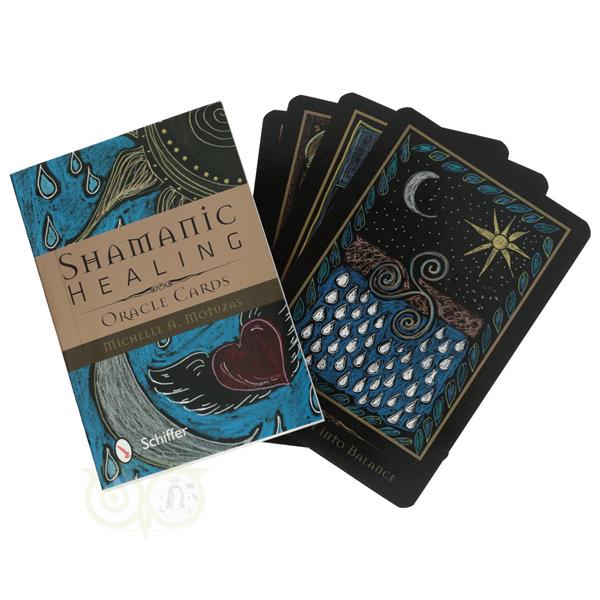 Grote foto shamanic healing oracle cards michelle a. motuzas boeken overige boeken