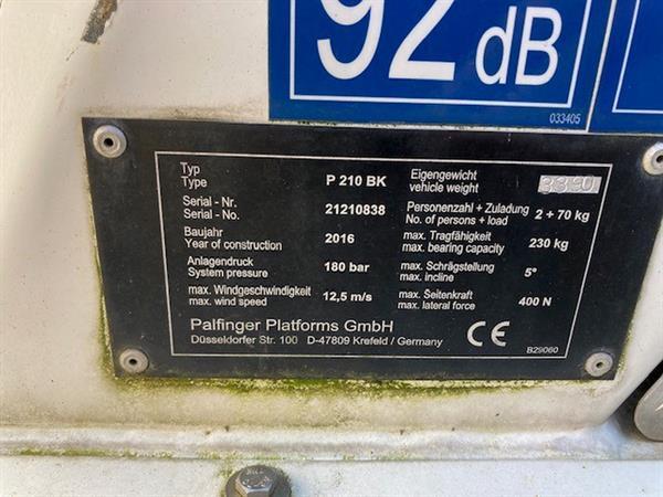 Grote foto palfinger p 210 bk doe het zelf en verbouw hoogwerkers