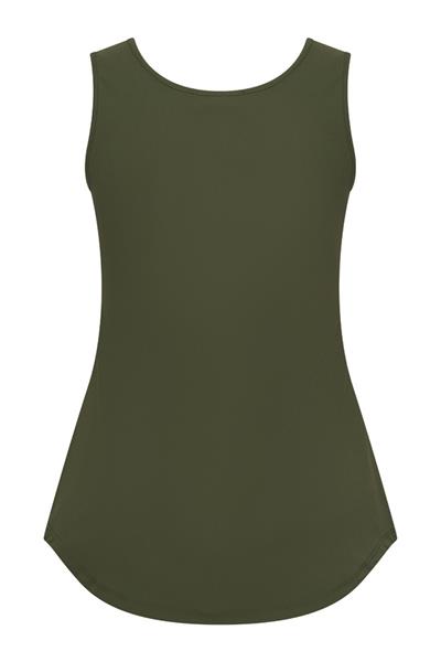 Grote foto top met kant uni 2129 deep depht kleding dames t shirts