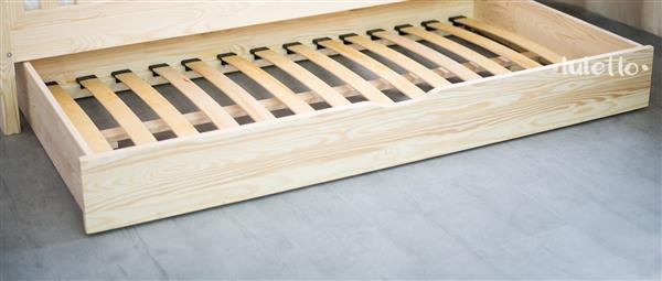 Grote foto houten bedhuis met lade pioli plus 160x80 cm kinderen en baby complete kinderkamers