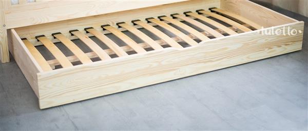 Grote foto houten bedhuis met lade pioli plus 160x80 cm kinderen en baby complete kinderkamers