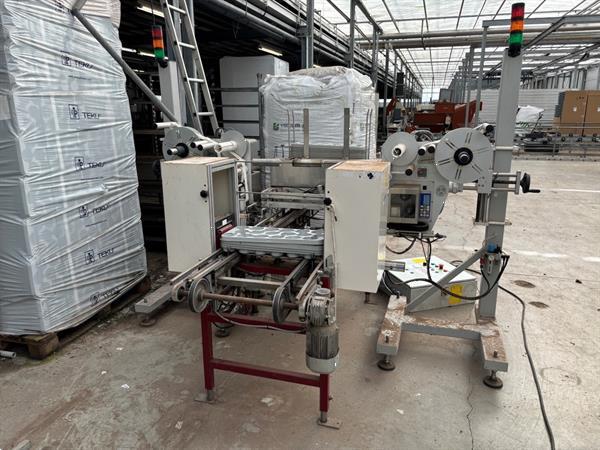 Grote foto flier etiketteerder voor trays agrarisch tuinbouw