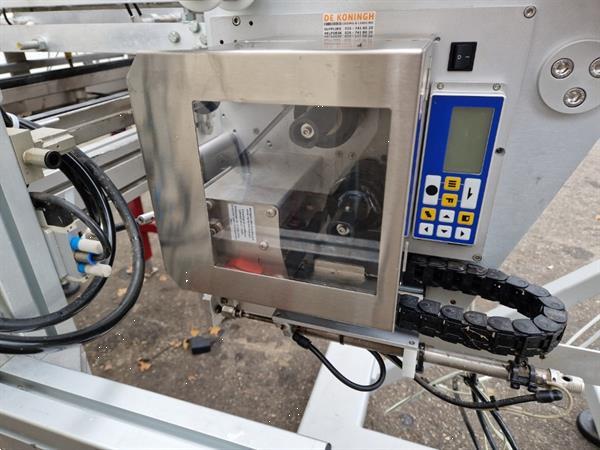 Grote foto flier etiketteerder voor trays agrarisch tuinbouw
