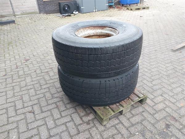 Grote foto wielen 445 75 r 22.5 10 gat velg passend op deutz dx 90 dx 110 dx 120 agrarisch wielen