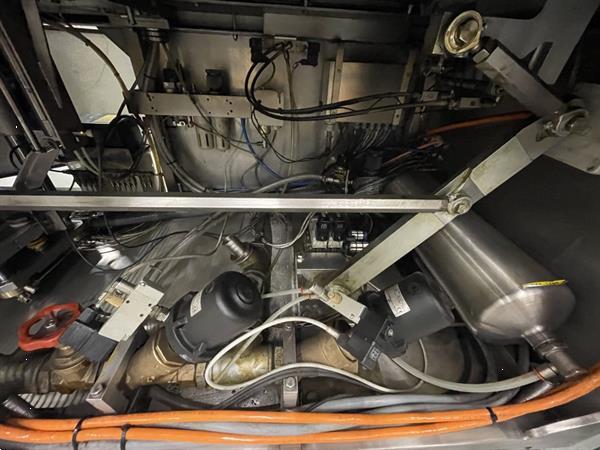 Grote foto g. mondini e 350 vg top seal verpakkingsmachine met ontnester agrarisch tuinbouw