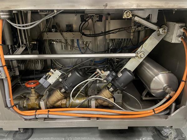 Grote foto g. mondini e 350 vg top seal verpakkingsmachine met ontnester agrarisch tuinbouw
