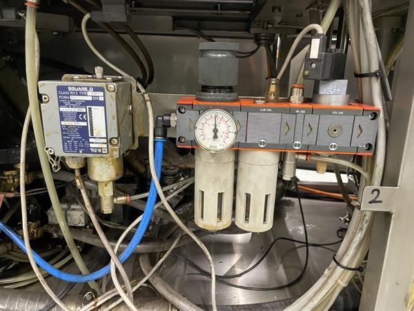 Grote foto g. mondini e 350 vg top seal verpakkingsmachine met ontnester agrarisch tuinbouw