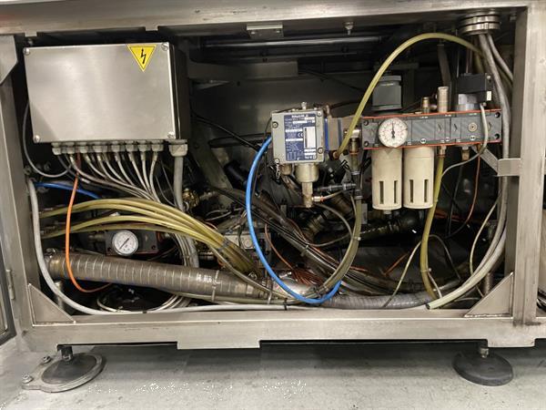 Grote foto g. mondini e 350 vg top seal verpakkingsmachine met ontnester agrarisch tuinbouw