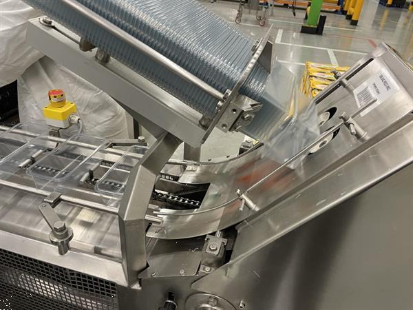 Grote foto g. mondini e 350 vg top seal verpakkingsmachine met ontnester agrarisch tuinbouw