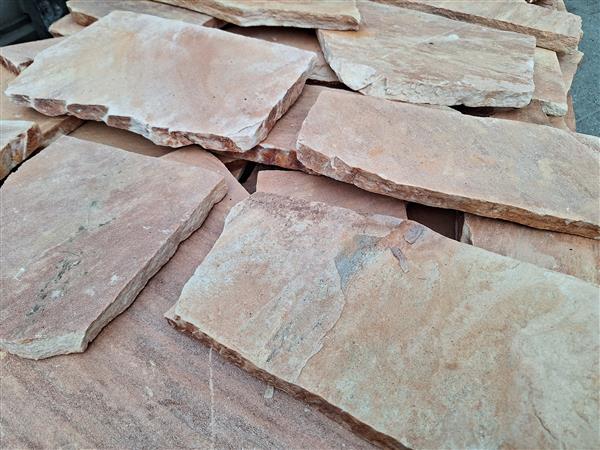Grote foto muur flagstone doe het zelf en verbouw tegels