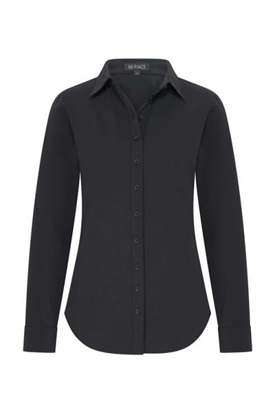Grote foto travel blouse uni 60840 black kleding dames blouses