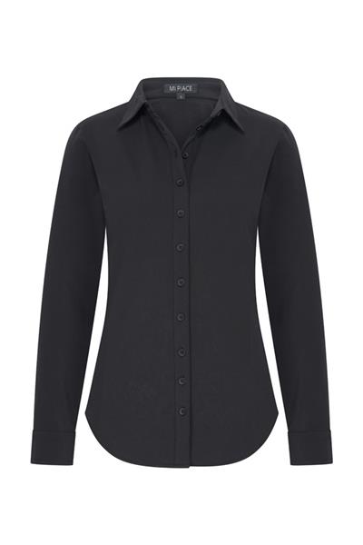 Grote foto travel blouse uni 60840 black kleding dames blouses