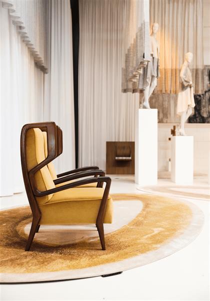 Grote foto mart visser vloerkleed brush ovale huis en inrichting woningdecoratie