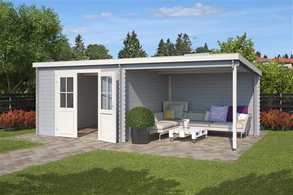 Grote foto tuinhuis orlando 601 4 x 312 cm promo tuin en terras tuinhuisjes en blokhutten