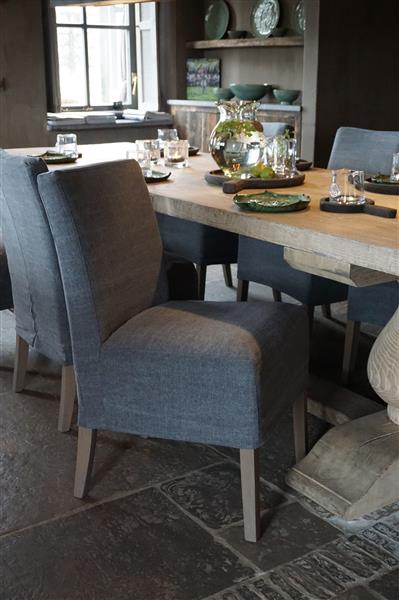 Grote foto eetkamerstoel bianka losse hoes huis en inrichting woningdecoratie
