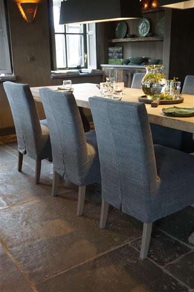 Grote foto eetkamerstoel bianka losse hoes huis en inrichting woningdecoratie