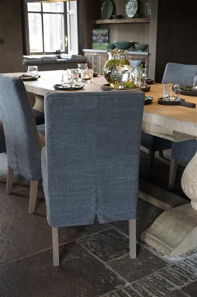 Grote foto eetkamerstoel bianka losse hoes huis en inrichting woningdecoratie