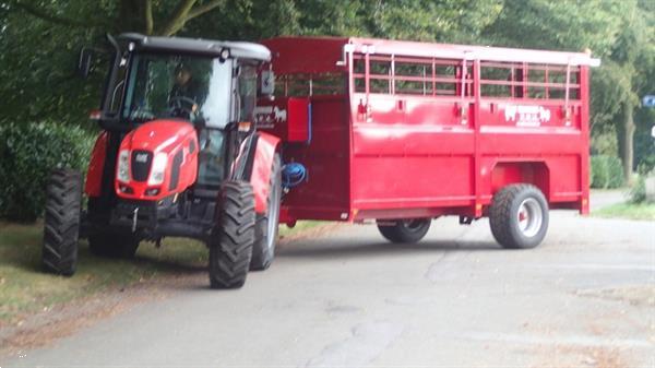 Grote foto dra lengte 420 520 620 700 750 800 en 850 cm agrarisch aanhangwagens