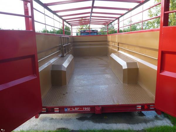 Grote foto dra lengte 420 520 620 700 750 800 en 850 cm agrarisch aanhangwagens