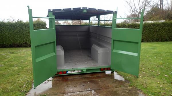 Grote foto dra lengte 420 520 620 700 750 800 en 850 cm agrarisch aanhangwagens