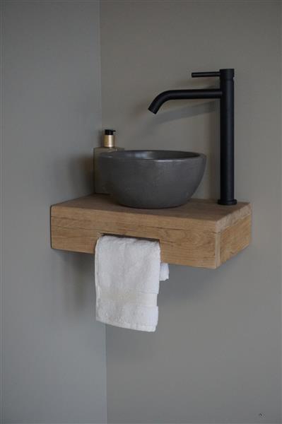 Grote foto oakie light toiletmeubel zwevend handdoekhouder huis en inrichting complete badkamers