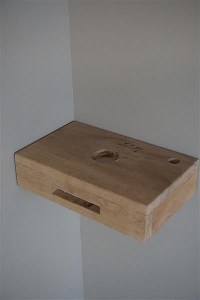 Grote foto oakie light toiletmeubel zwevend handdoekhouder huis en inrichting complete badkamers