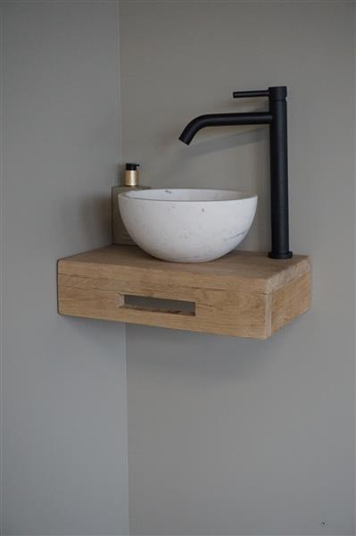 Grote foto oakie light toiletmeubel zwevend handdoekhouder huis en inrichting complete badkamers