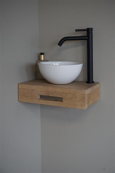 Grote foto oakie light toiletmeubel zwevend handdoekhouder huis en inrichting complete badkamers