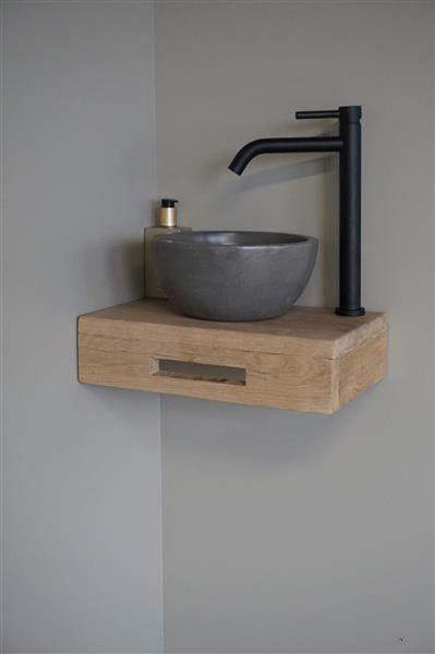 Grote foto oakie light toiletmeubel zwevend handdoekhouder huis en inrichting complete badkamers