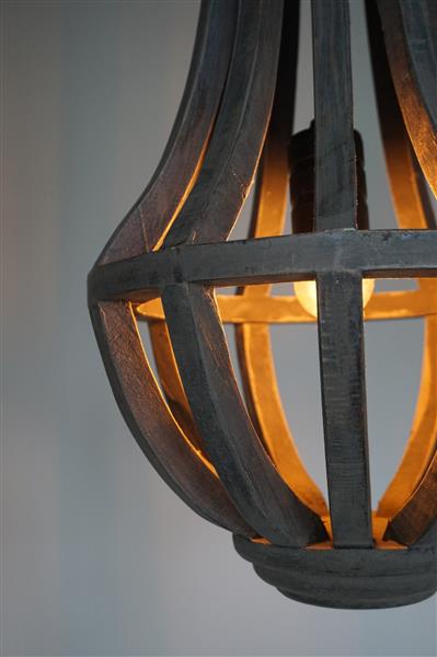 Grote foto kroonluchter bert hout small h51 cm huis en inrichting bankstellen