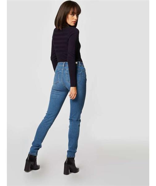 Grote foto long sleeved jumper turtleneck wine 132 mentos navy kleding dames overige kledingstukken