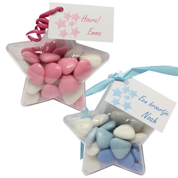 Grote foto ster een leuk babyshower bedankje kinderen en baby babyshower