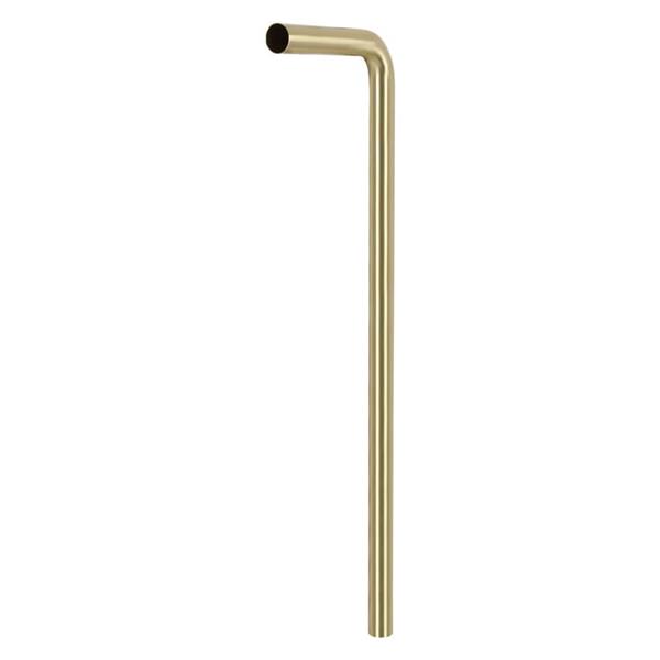 Grote foto vloerbuis diameter 32 mm 75 x 22 cm mat goud huis en inrichting complete badkamers