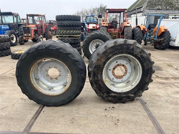 Grote foto trekkerband met velg set 480 65 r28 x m100 nr.7 agrarisch tuinbouw