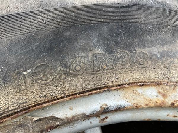 Grote foto trekkerband met velg set 13.6 r38 nr.9 agrarisch tuinbouw