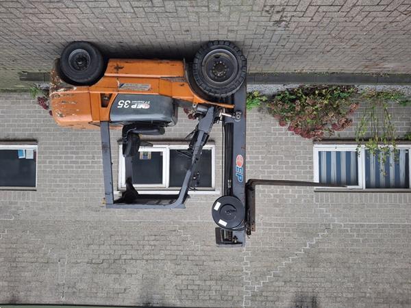 Grote foto 2010 ep cpcd35 diesel heftruck triplo 3 5 ton isuzu agrarisch heftrucks