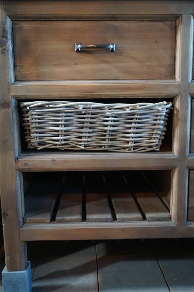 Grote foto lademand rotan grey l44 x b36 x h16 cm huis en inrichting complete badkamers