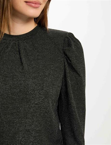 Grote foto top met lange mouwen 242 taylor zilver kleding dames overige kledingstukken