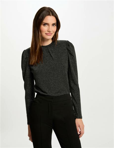 Grote foto top met lange mouwen 242 taylor zilver kleding dames overige kledingstukken