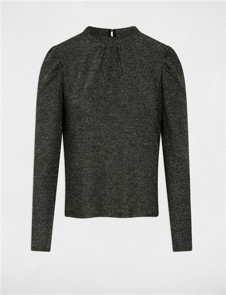 Grote foto top met lange mouwen 242 taylor zilver kleding dames overige kledingstukken