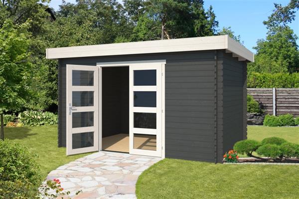 Grote foto tuinhuis blokhut mikkel 400 x 295 cm tuin en terras tuinhuisjes en blokhutten