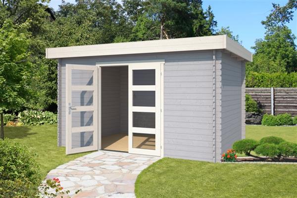 Grote foto tuinhuis blokhut mikkel 400 x 295 cm tuin en terras tuinhuisjes en blokhutten