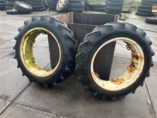 Grote foto trekkerband met velg set 11.2 r28 nr.15 agrarisch wielen