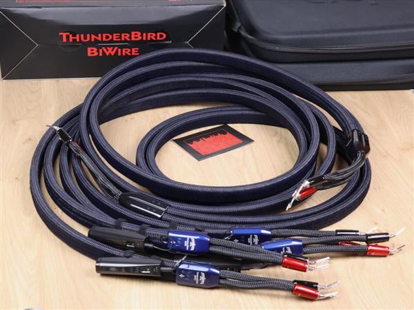 Grote foto audioquest thunderbird biwire combo highend audio speaker cables 3 0 metre audio tv en foto onderdelen en accessoires